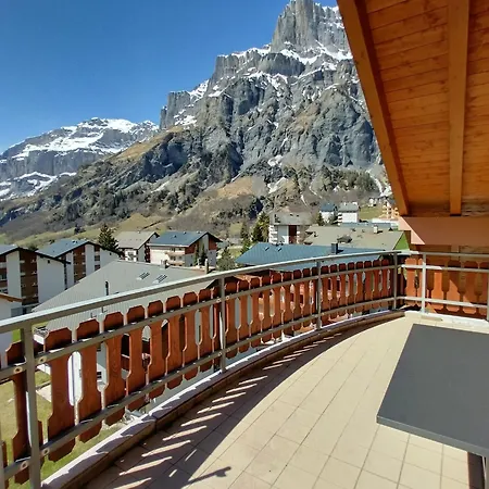 Daire Anessa 5-1 - Attika, Atemberaubende Aussicht Leukerbad